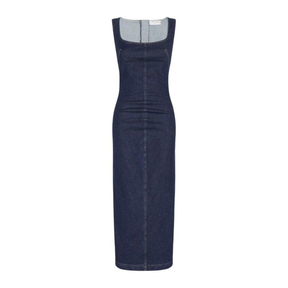 Sportmax Women Denim Dress With Zip Fastening